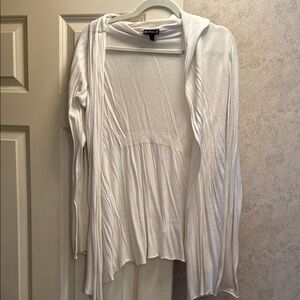 Express White Cardigan